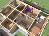 Проект дома ПД-011 3D План 2